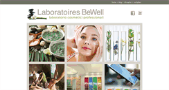 Desktop Screenshot of laboratoiresbewell.com