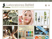 Tablet Screenshot of laboratoiresbewell.com
